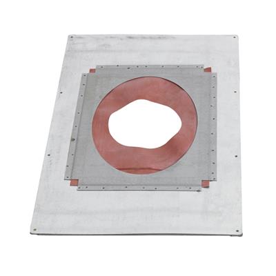 PLAQUE TOITURE 0/45° D 125 EXT + JOINT