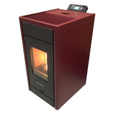 Poêle à granulés Strauss Classic 8.5kw Bordeaux