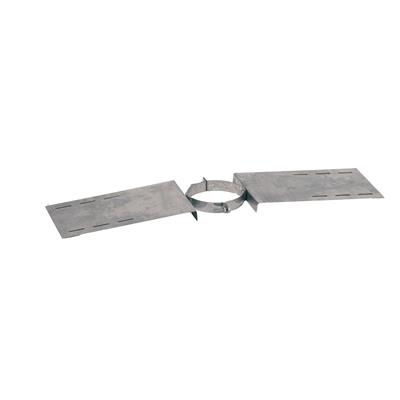 SUPPORT AU TOIT GALVA 125 POUR CONCENTRIQUE 80/125